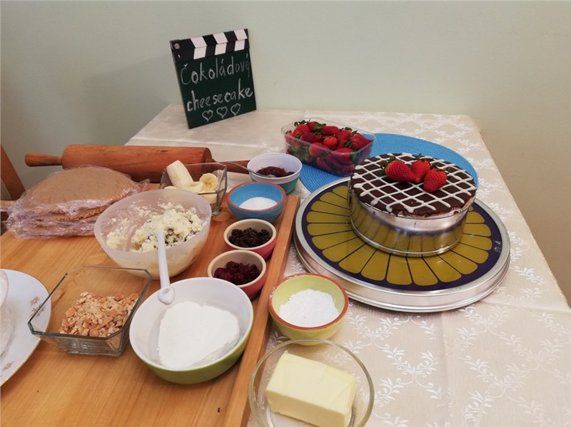 cheesecake jahodovo bananovy