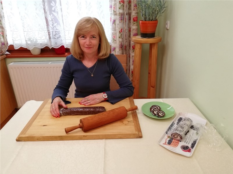 kokosová roláda recept