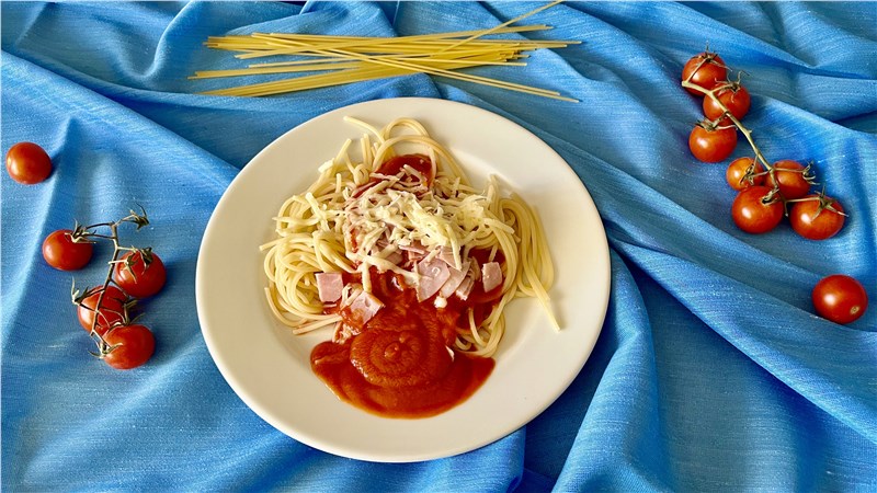 špagety | spagety | spagety so syrom