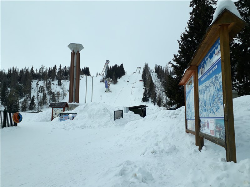 Štrbské pleso zima v Tatrách