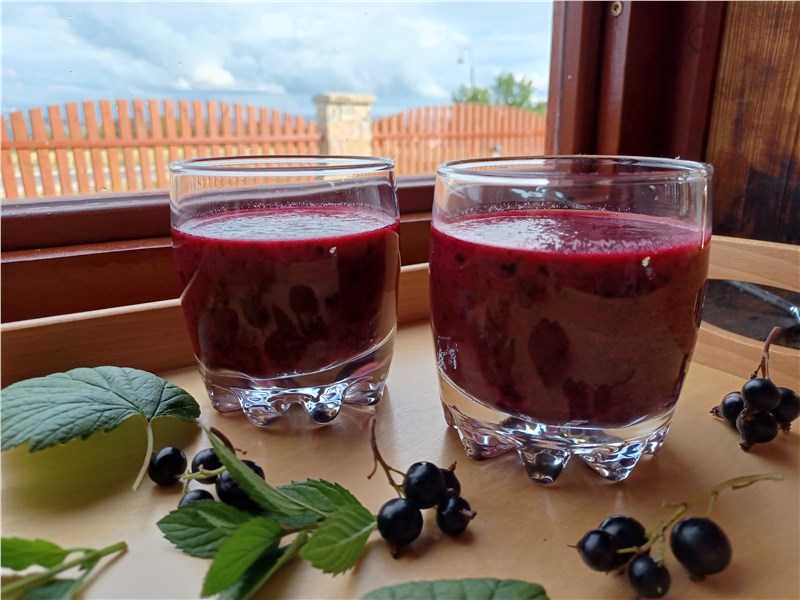 ríbezľové smoothie