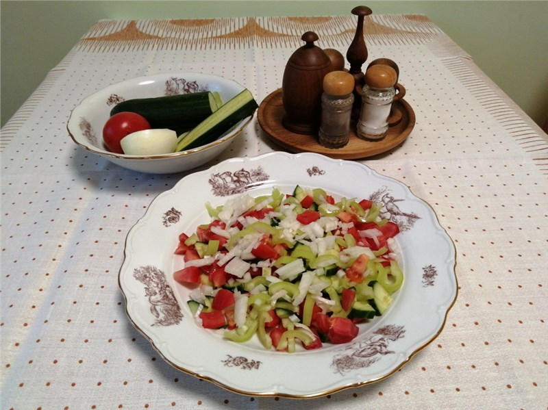 zeleninovy salat recepty