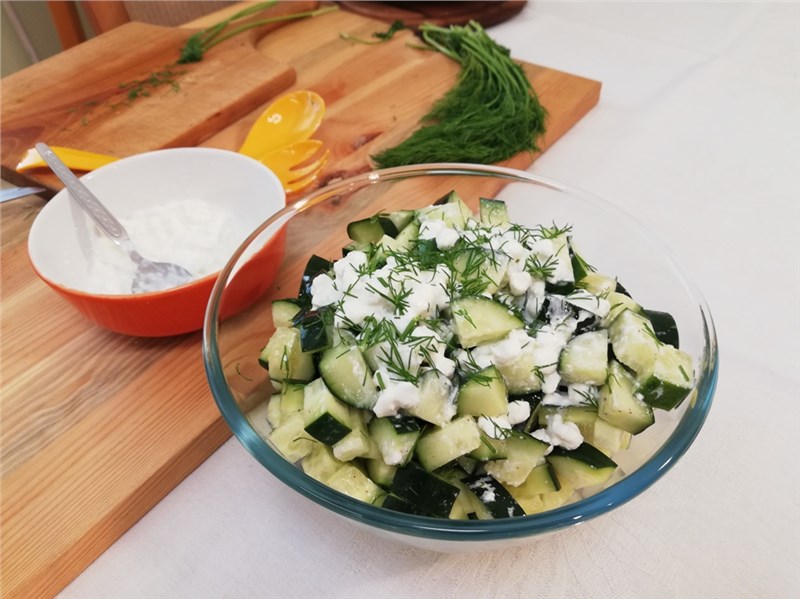 uhorkovy salat recepty