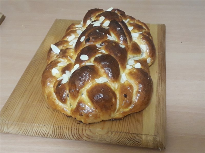 vianočka s lupienkami