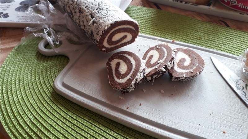 kokosová roláda