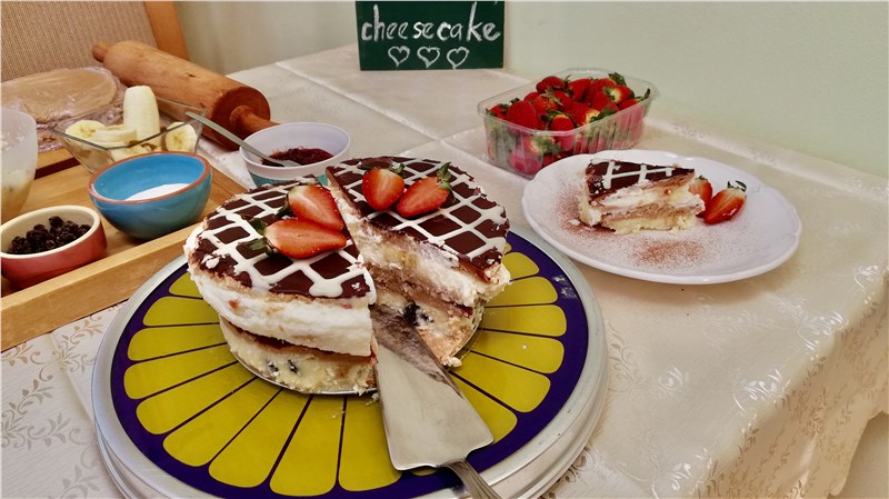 cheesecake s ovocím