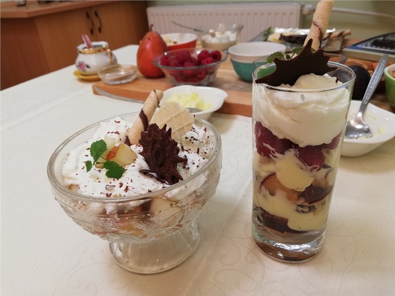 ovocné poháre recept