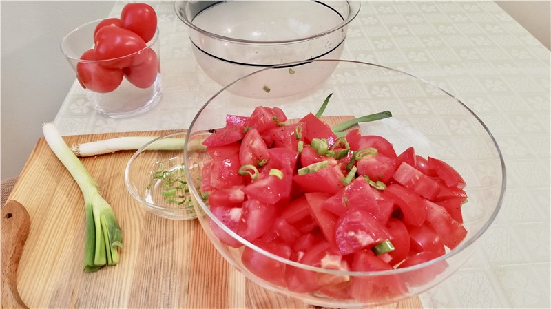 paradajkový šalát