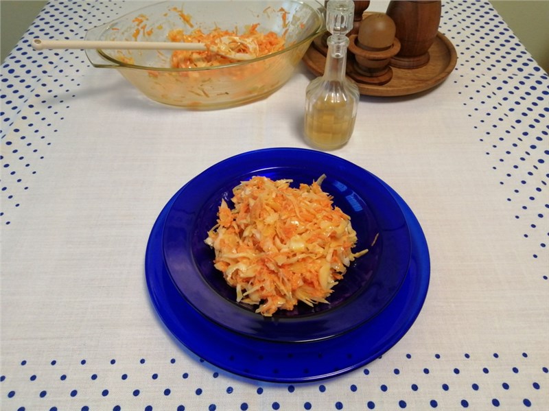 coleslav salat zeleninové recepty