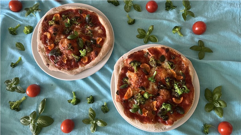 pizza | pizze | zeleninová pizza | recept na pizza | pizza recept | pizza s brokolicou