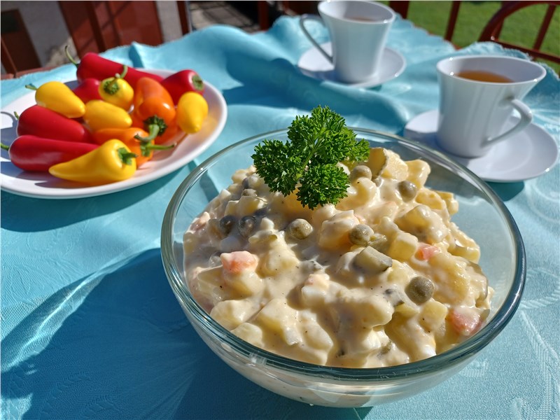 zemiakový šalát | zemiakovy salat | šalát | šaláty | salat | salat s majonezou