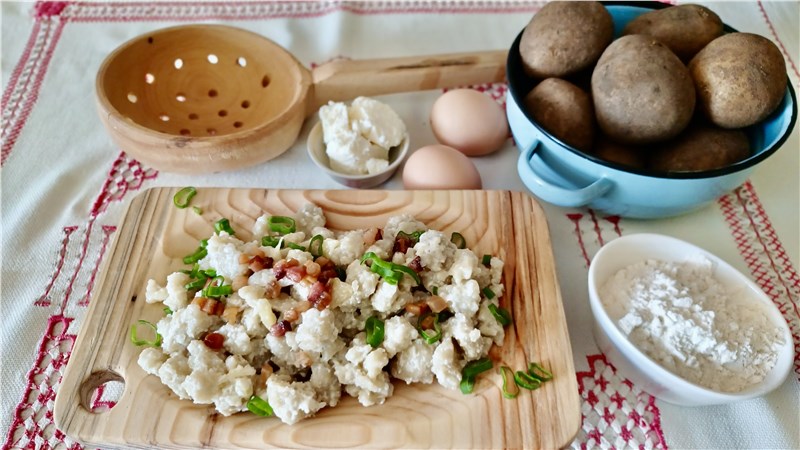 bryndzové halušky recept