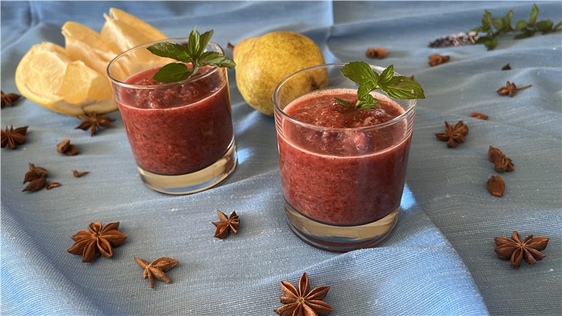 cvikové smoothie | smoothie | smoothie s hruškou a pomelom